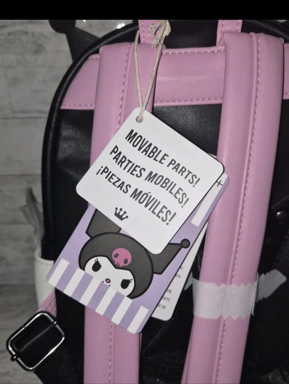NWT Kuromi Loungefly Mini Backpack